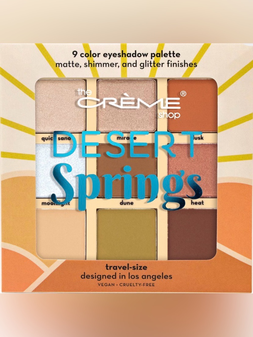 The Crème Shop - Desert Springs Eyeshadow Palette